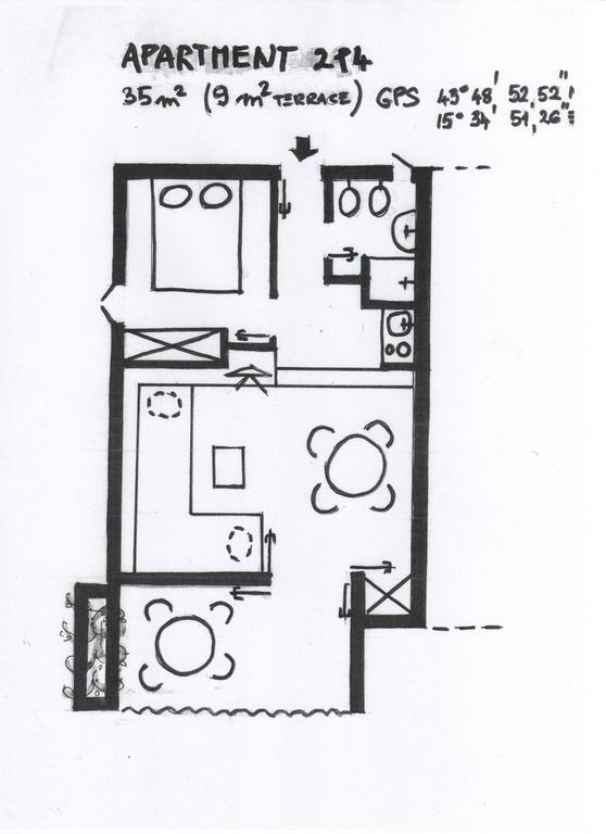 Apartments Sanda Муртер Екстериор снимка